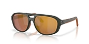 Sunglasses Costa Street Heat M (55-15) with Gold Mirror lens and Matte Olive frame - Variant link