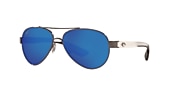 Sunglasses Costa Loreto M (56-14) with Blue Mirror lens and Gunmetal frame - Variant link