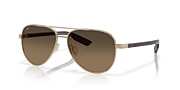 Lentes de Sol Costa Peli L (57-14) con Cobre lente y Dorado Cepillado montura - Enlace de variante