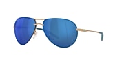 Sunglasses Costa Helo XL (61-14) with Blue Mirror lens and Matte Champagne frame - Variant link