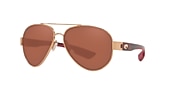 Lunettes de soleil Costa South Point L (59-14) avec Cuivre verre et Or rosé brillant monture - Lien de variante