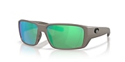 Lunettes de soleil Costa Fantail PRO L (60-15) avec Effet miroir Vert verre et Schiste Olive monture - Lien de variante