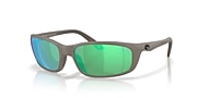 Lentes de Sol Costa Brine II M (59-17) con Verde Espejado lente y Oliva pizarra montura - Enlace de variante
