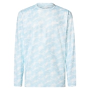 Apparel Tide Print Blue Costa LS Voyager Performance Shirt - Variant link