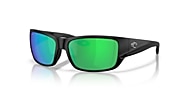 Sunglasses Costa Schoolie S (56-16) with Green Mirror lens and Matte Black frame - Variant link