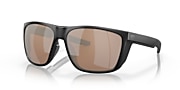 Sunglasses Costa Ferg XL XXL (62-16) with Copper Silver Mirror lens and Matte Black frame - Variant link