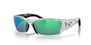 Lunettes de soleil Costa Corbina L (61-18) avec Effet miroir Vert verre et Argent monture - Lien de variante