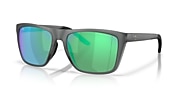 Sunglasses Costa Mainsail XL XXL (59-18) with Green Mirror lens and Matt Grey Smoke frame - Variant link