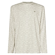Apparel Water Print White Costa Ls Voyager Performance Shirt - Lien de variante