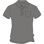 Apparel Heather Heron Blue Costa Ss Voyager Polo - Enlace de variante