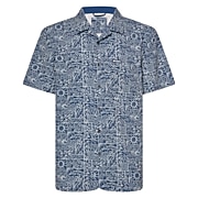 Apparel Tiki Print Navy Costa Camp Tech Woven Printed - Variant link