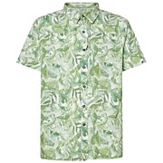 Apparel Tropical Print Green Costa Tropical Print Hybrid Tech Button Down - Variant link