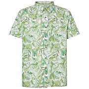 Apparel Tropical Print Green Costa Tropical Print Hybrid Tech Button Down - Variant link