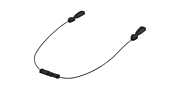 Eyewear Accessories Black and Costa Blue Costa C-Line Adjustable Retainer - Variant link