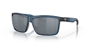 Sunglasses Costa Rinconcito M (60-12) with Gray Silver Mirror lens and Matte Atlantic Blue frame - Variant link