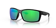 Sunglasses Costa Reefton XL (64-15) with Green Mirror lens and Blackout frame - Variant link