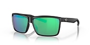 Sunglasses Costa Rinconcito M (60-12) with Green Mirror lens and Matte Black frame - Variant link