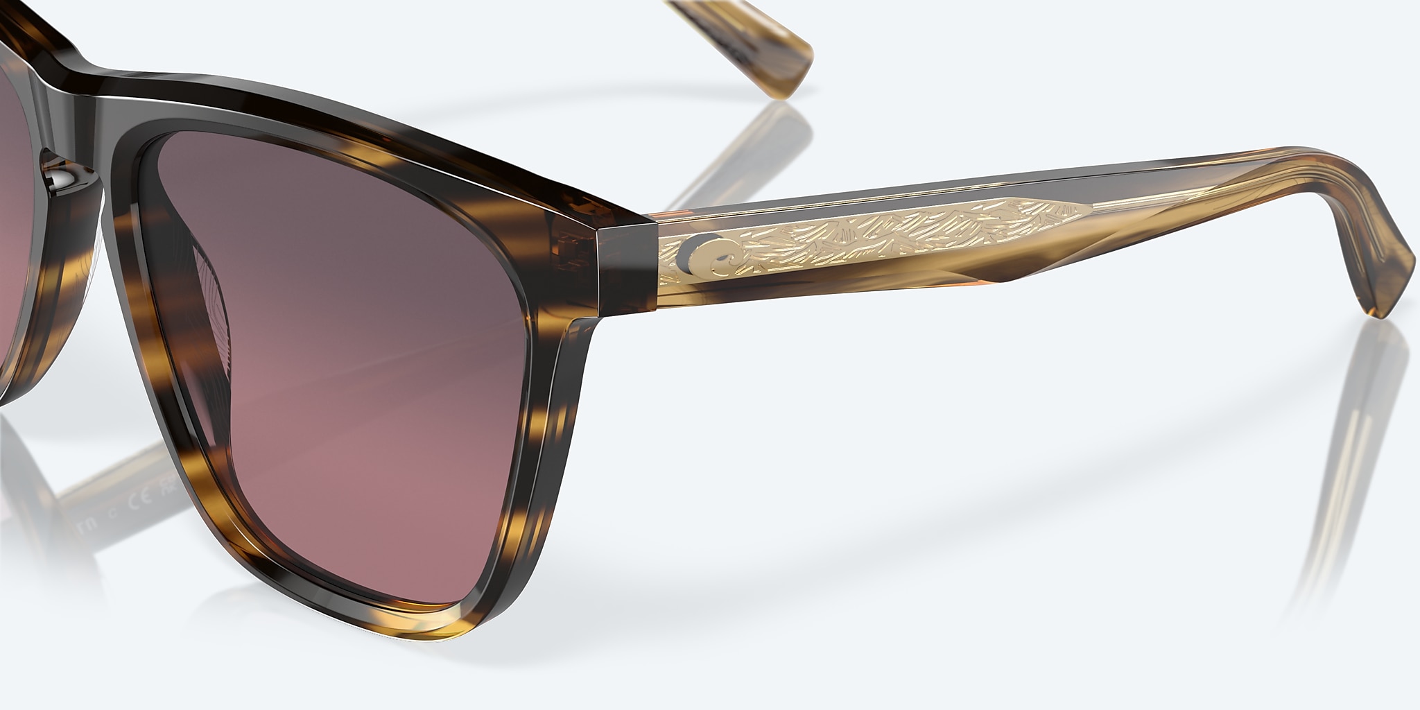 Sunglasses Costa Ulu L (56-17) with Rose Gradient lens and Tortoise frame Image 6 of 7 Sunglasses Costa Ulu L (56-17) with Rose Gradient lens and Tortoise frame Image 6 of 7