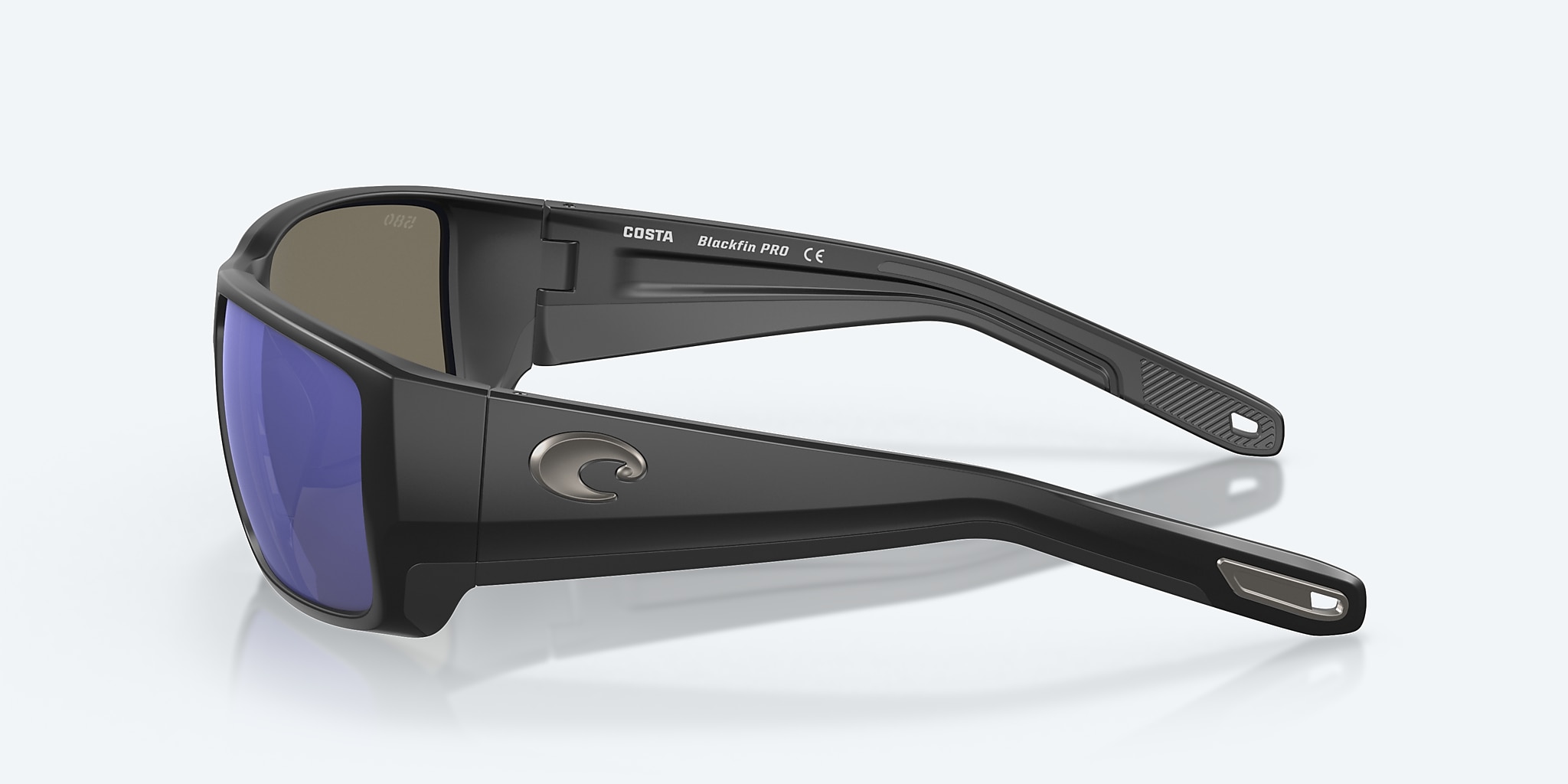 Sunglasses Costa Blackfin PRO L (60-16) with Blue Mirror lens and Matte Black frame Image 3 of 8 Sunglasses Costa Blackfin PRO L (60-16) with Blue Mirror lens and Matte Black frame Image 3 of 8