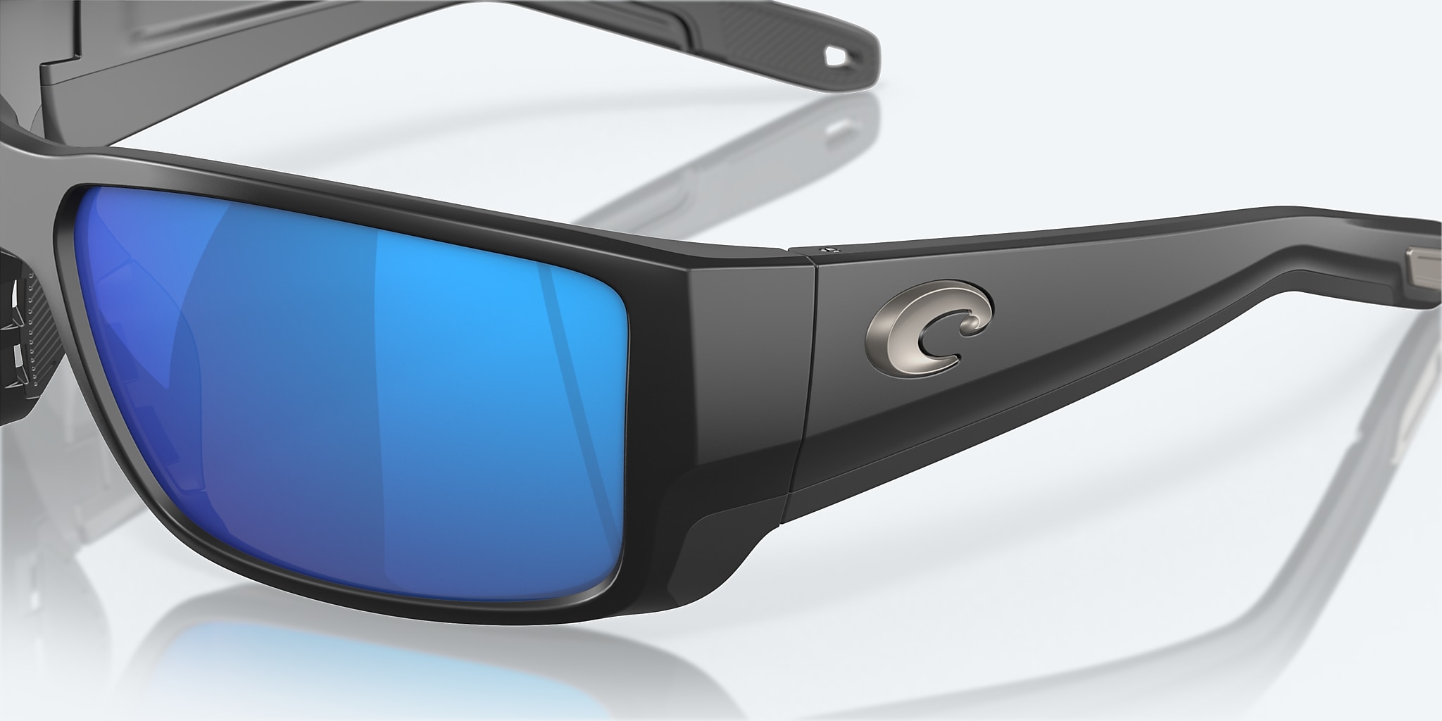 Sunglasses Costa Blackfin PRO L (60-16) with Blue Mirror lens and Matte Black frame Image 6 of 8 Sunglasses Costa Blackfin PRO L (60-16) with Blue Mirror lens and Matte Black frame Image 6 of 8