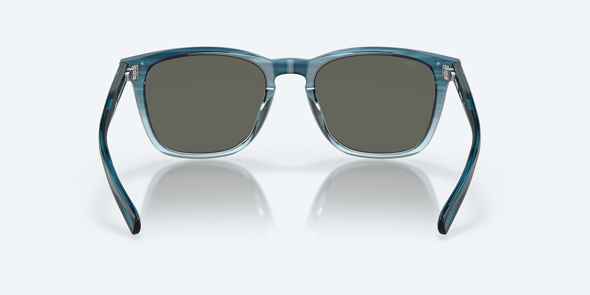 Sunglasses Costa Sullivan M (53-19) with Gray Silver Mirror lens and Shiny Deep Teal Fade frame Image 4 of 7 Sunglasses Costa Sullivan M (53-19) with Gray Silver Mirror lens and Shiny Deep Teal Fade frame Image 4 of 7