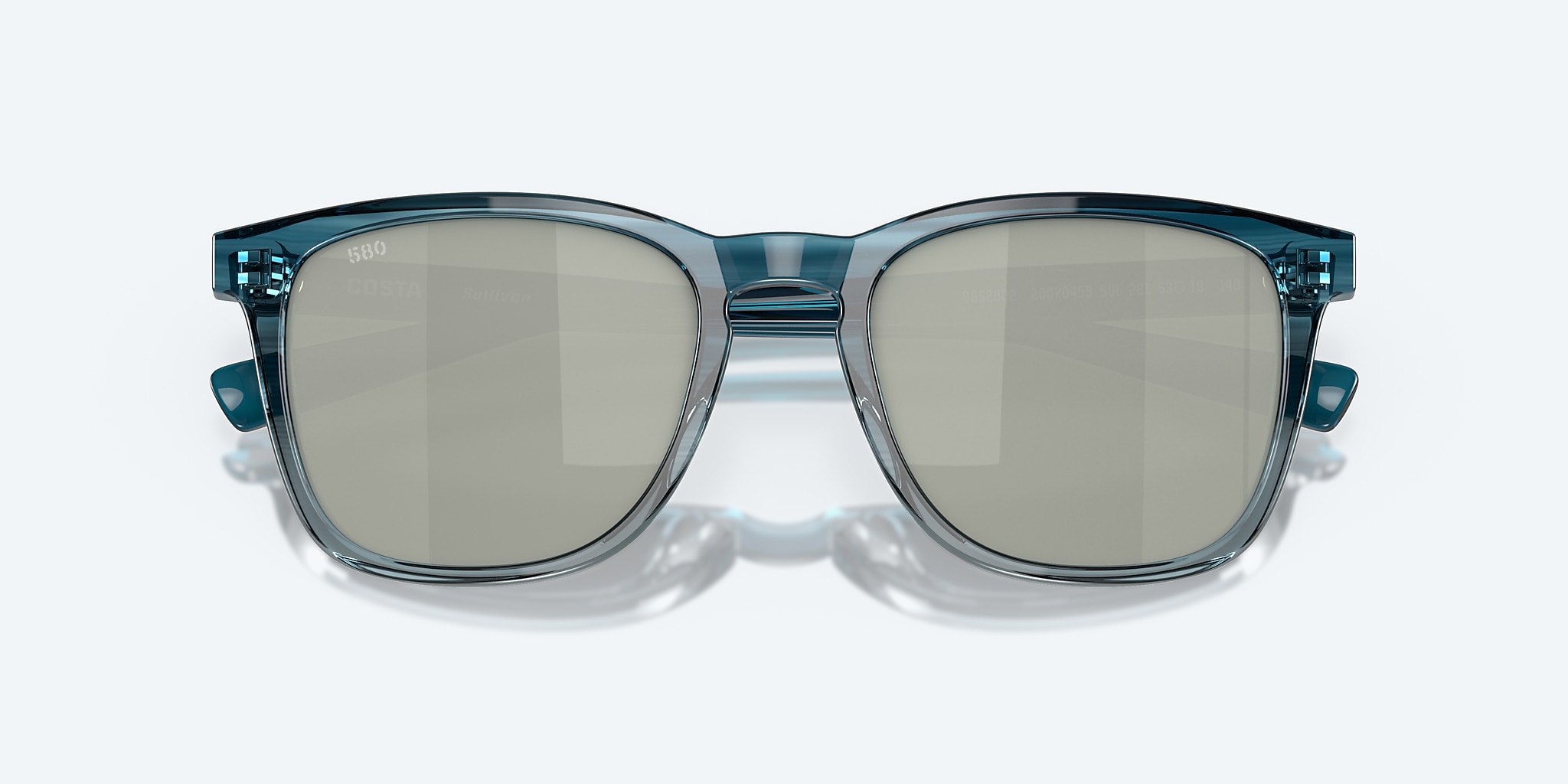 Sunglasses Costa Sullivan M (53-19) with Gray Silver Mirror lens and Shiny Deep Teal Fade frame Image 5 of 7 Sunglasses Costa Sullivan M (53-19) with Gray Silver Mirror lens and Shiny Deep Teal Fade frame Image 5 of 7