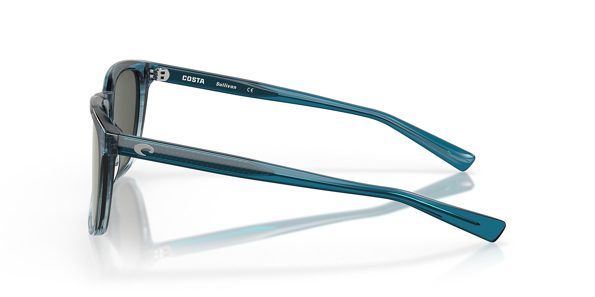 Sullivan Polarized Sunglasses in Gray Silver Mirror | Costa