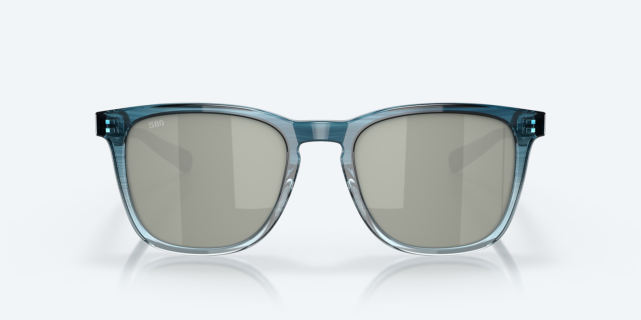 Sunglasses Costa Sullivan M (53-19) with Gray Silver Mirror lens and Shiny Deep Teal Fade frame Image 2 of 7 Sunglasses Costa Sullivan M (53-19) with Gray Silver Mirror lens and Shiny Deep Teal Fade frame Image 2 of 7