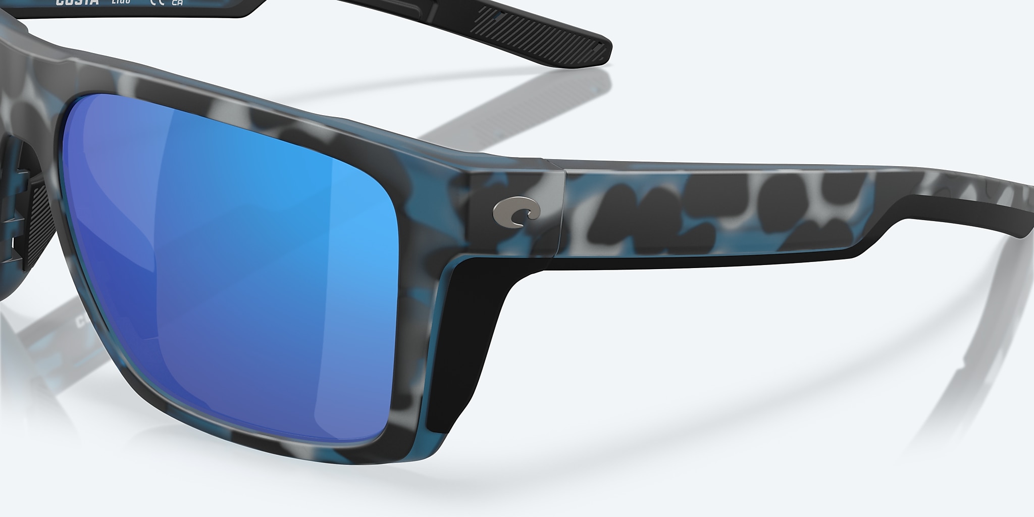 Sunglasses Costa Lido XL (57-16) with Blue Mirror lens and Deep Water Camo frame Image 6 of 7 Sunglasses Costa Lido XL (57-16) with Blue Mirror lens and Deep Water Camo frame Image 6 of 7