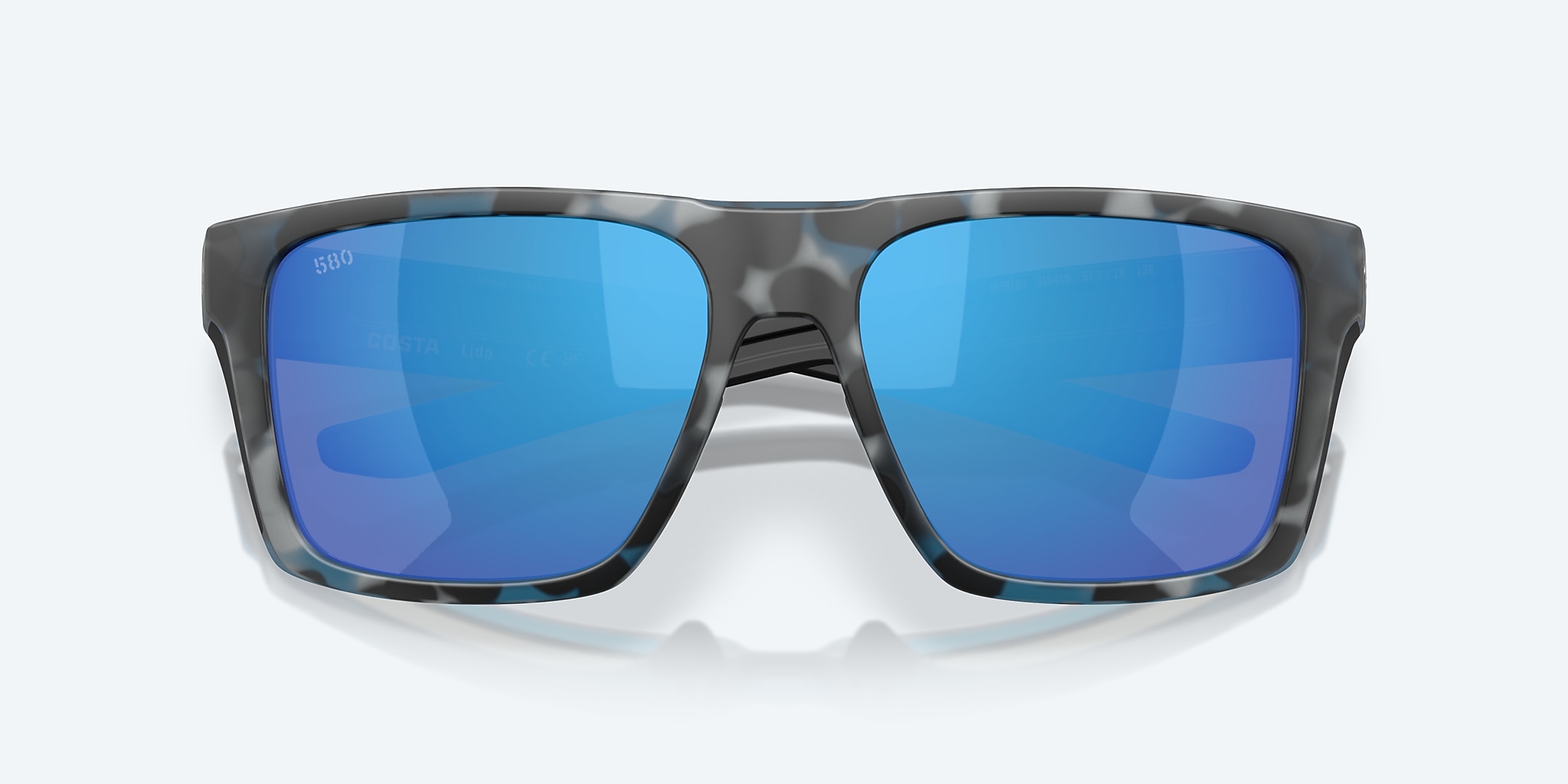 Sunglasses Costa Lido XL (57-16) with Blue Mirror lens and Deep Water Camo frame Image 5 of 7 Sunglasses Costa Lido XL (57-16) with Blue Mirror lens and Deep Water Camo frame Image 5 of 7