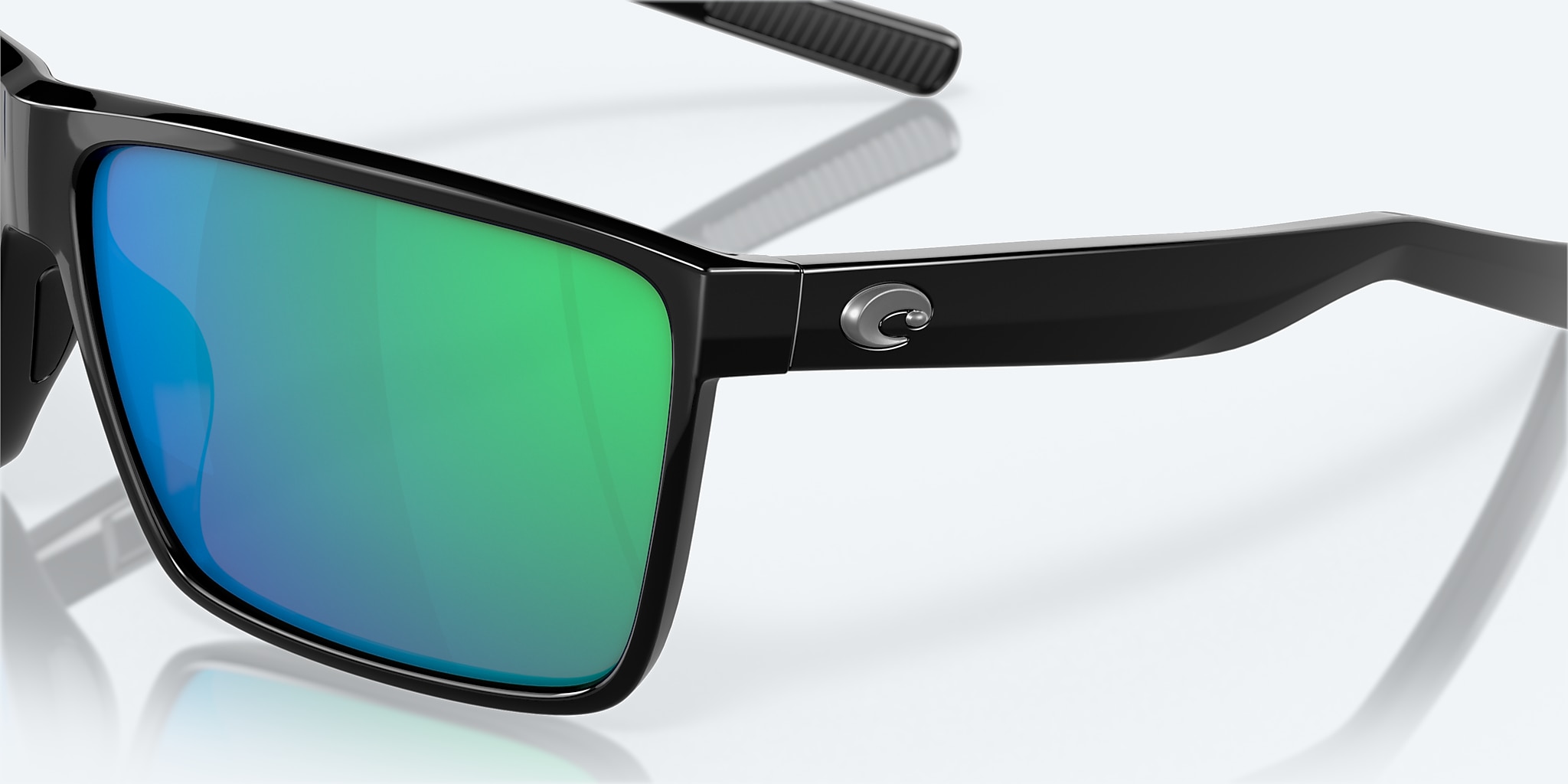 Sunglasses Costa Rincon L (63-11) with Green Mirror lens and Shiny Black frame Image 6 of 7 Sunglasses Costa Rincon L (63-11) with Green Mirror lens and Shiny Black frame Image 6 of 7