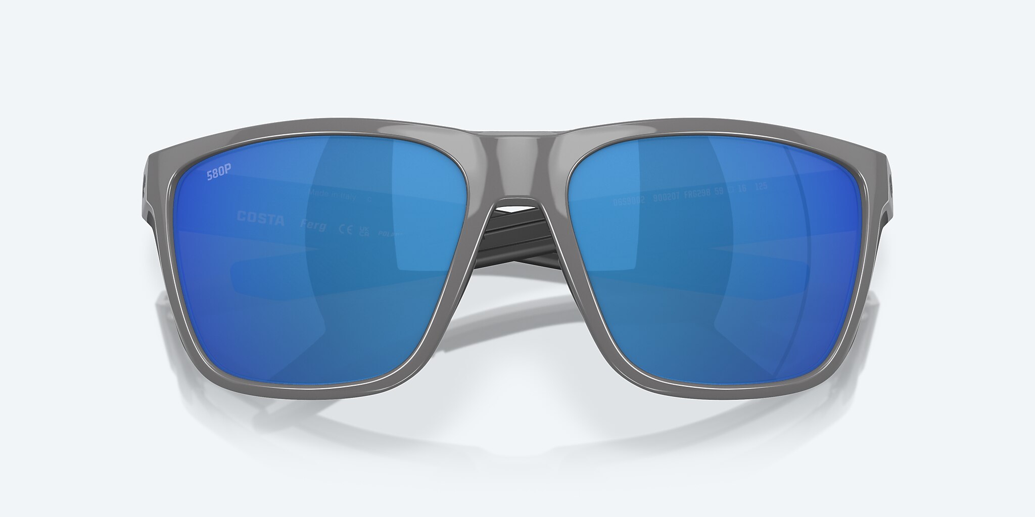 Lentes de Sol Costa Ferg L (59-16) con Azul Espejeado lente y Gris Brillante montura Imagen 5 de 7