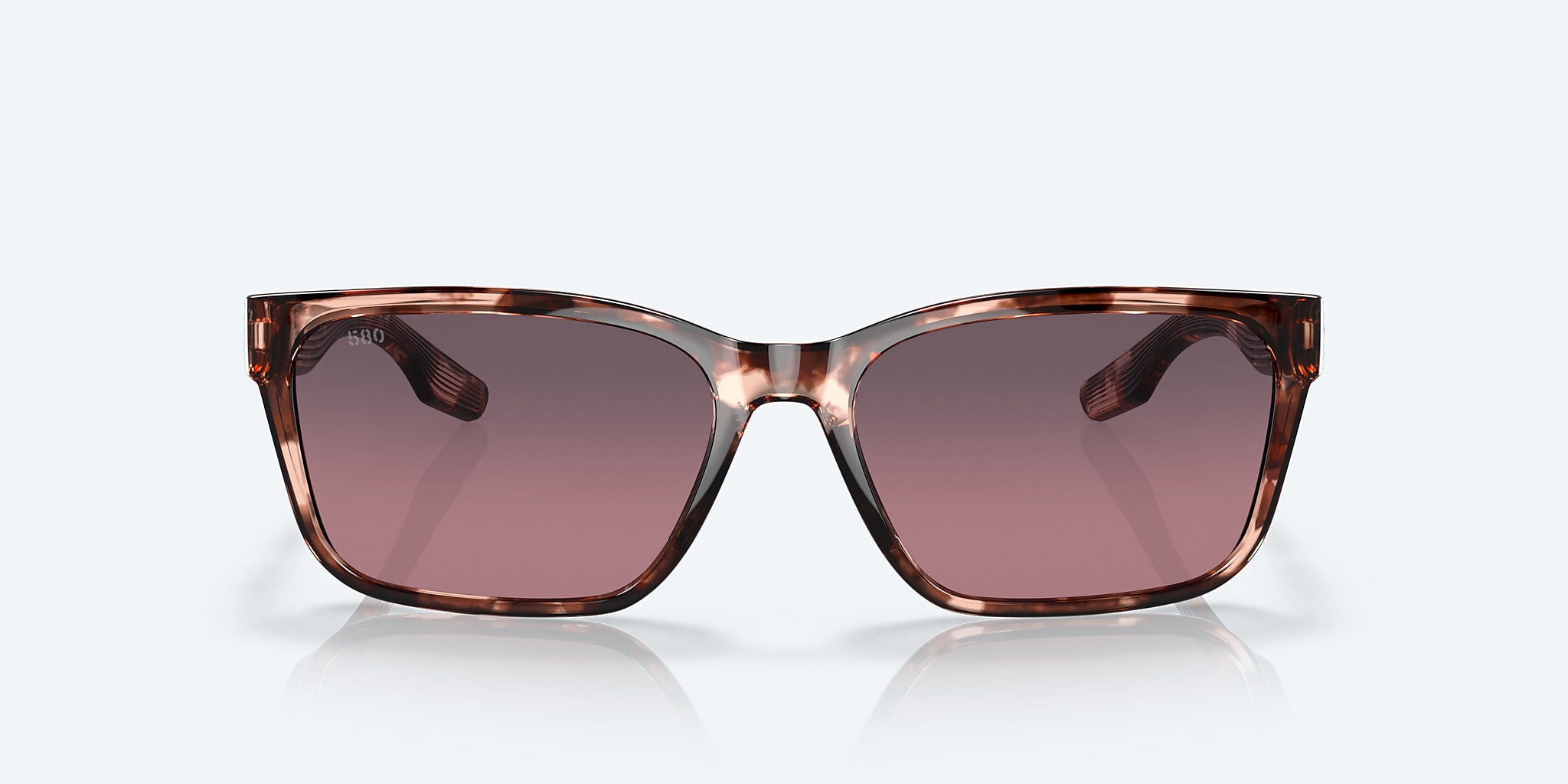 Sunglasses Costa Palmas XL (57-17) with Rose Gradient lens and Coral Tortoise frame Image 2 of 7 Sunglasses Costa Palmas XL (57-17) with Rose Gradient lens and Coral Tortoise frame Image 2 of 7