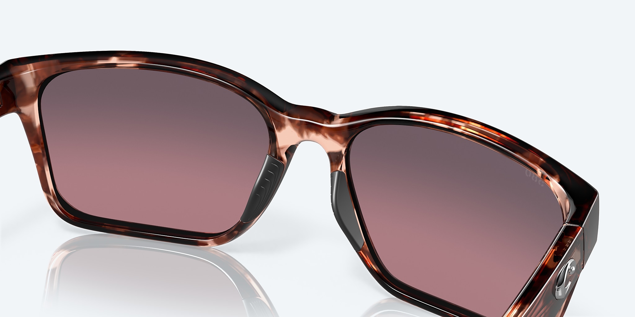 Sunglasses Costa Palmas XL (57-17) with Rose Gradient lens and Coral Tortoise frame Image 7 of 7 Sunglasses Costa Palmas XL (57-17) with Rose Gradient lens and Coral Tortoise frame Image 7 of 7