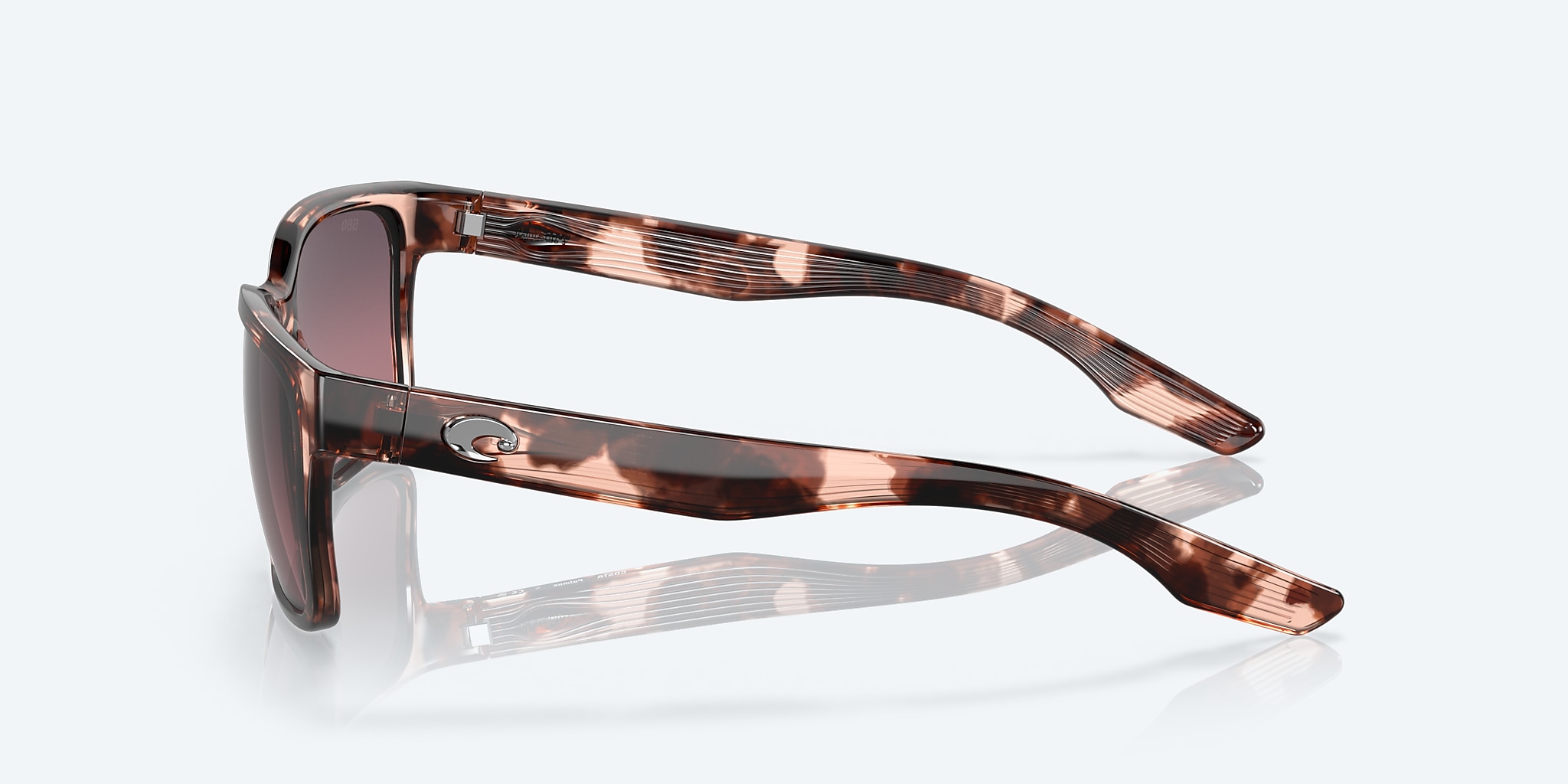 Sunglasses Costa Palmas XL (57-17) with Rose Gradient lens and Coral Tortoise frame Image 3 of 7 Sunglasses Costa Palmas XL (57-17) with Rose Gradient lens and Coral Tortoise frame Image 3 of 7