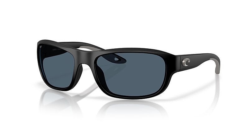 Costa Clipperton M (58-18) with Gray lenses and Matte Black frame