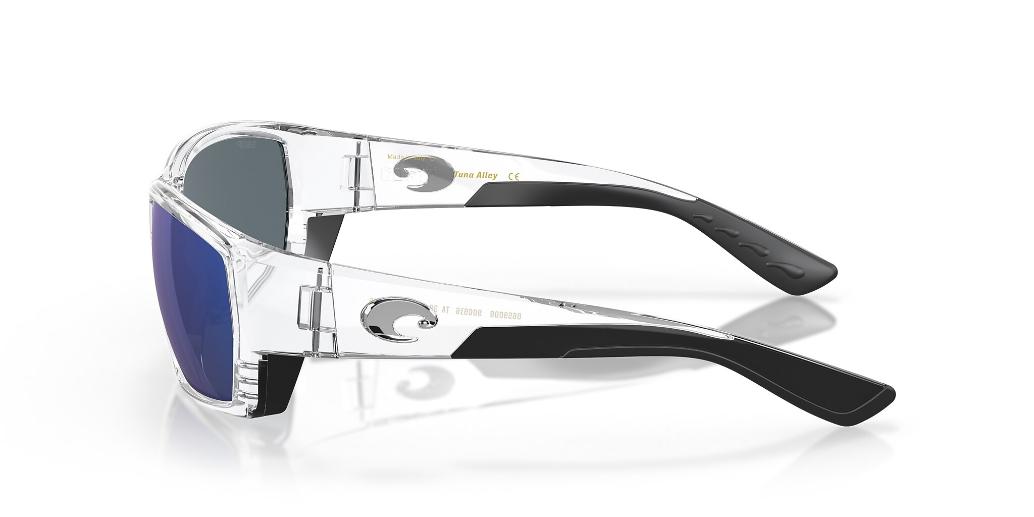 Costa Tuna Alley XL (62-11) with Blue Mirror lenses and Shiny