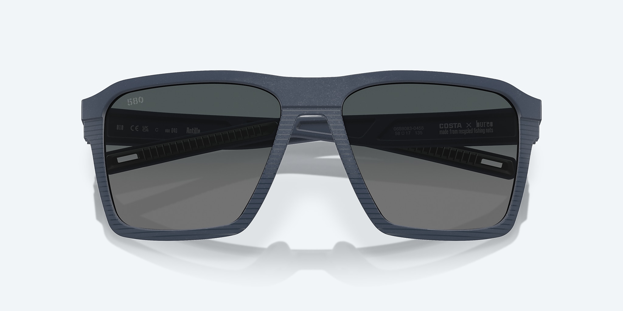 Sunglasses Costa Antille L (58-17) with Gray Gradient lens and Midnight Blue frame Image 6 of 9 Sunglasses Costa Antille L (58-17) with Gray Gradient lens and Midnight Blue frame Image 6 of 9