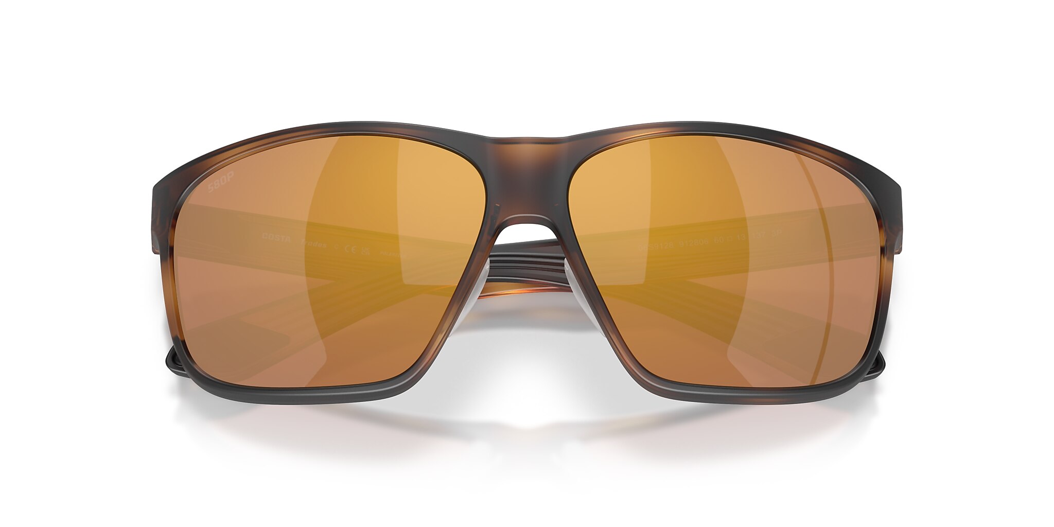 Costa Trades M (60-13) with Gold Mirror lenses and Matte Tortoise