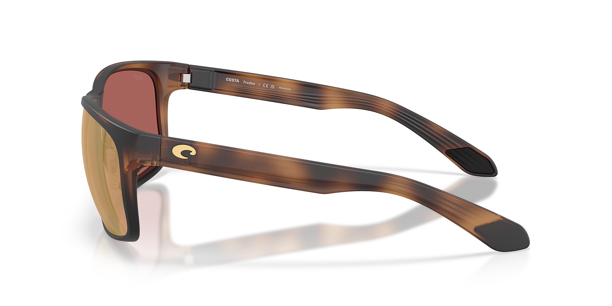 Costa Trades M (60-13) with Gold Mirror lenses and Matte Tortoise