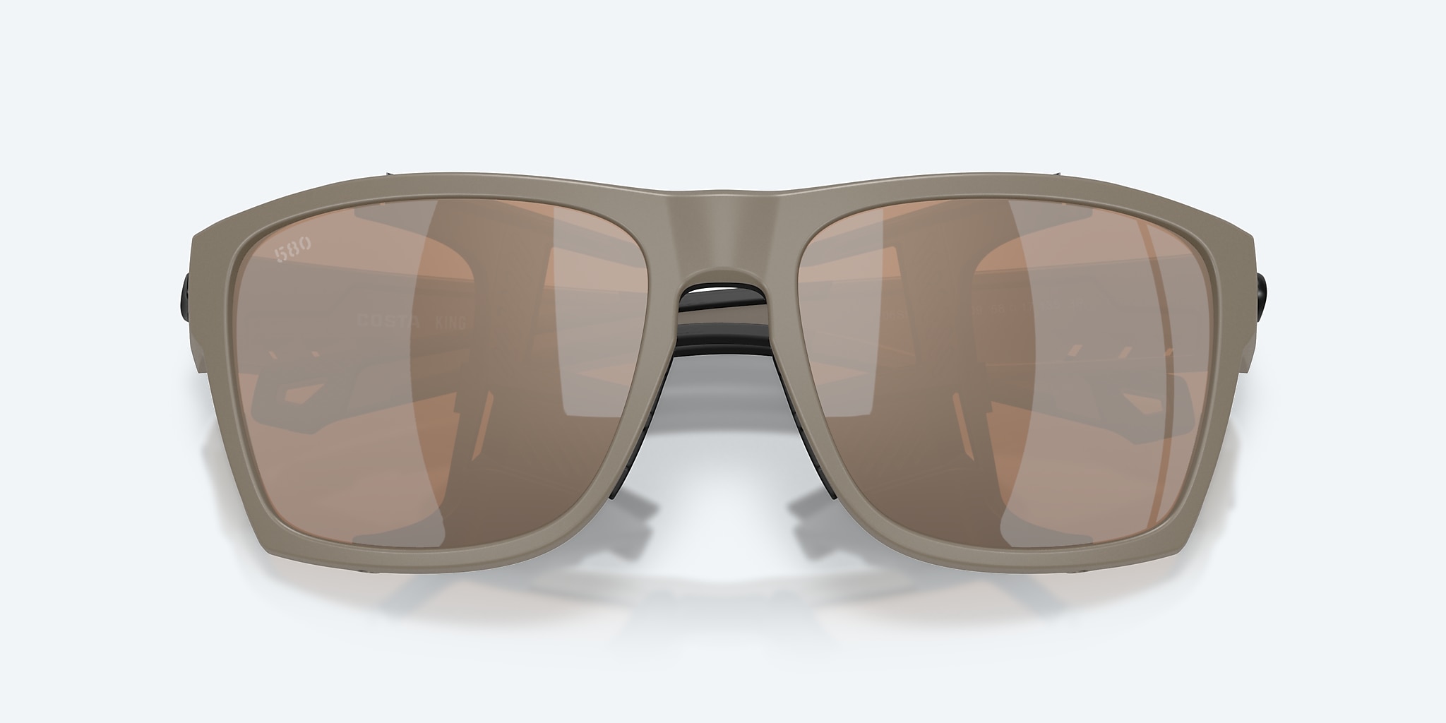 Sunglasses Costa King Tide 6 XL (58-17) with Copper Silver Mirror lens and Matte Sand frame Image 5 of 7 Sunglasses Costa King Tide 6 XL (58-17) with Copper Silver Mirror lens and Matte Sand frame Image 5 of 7