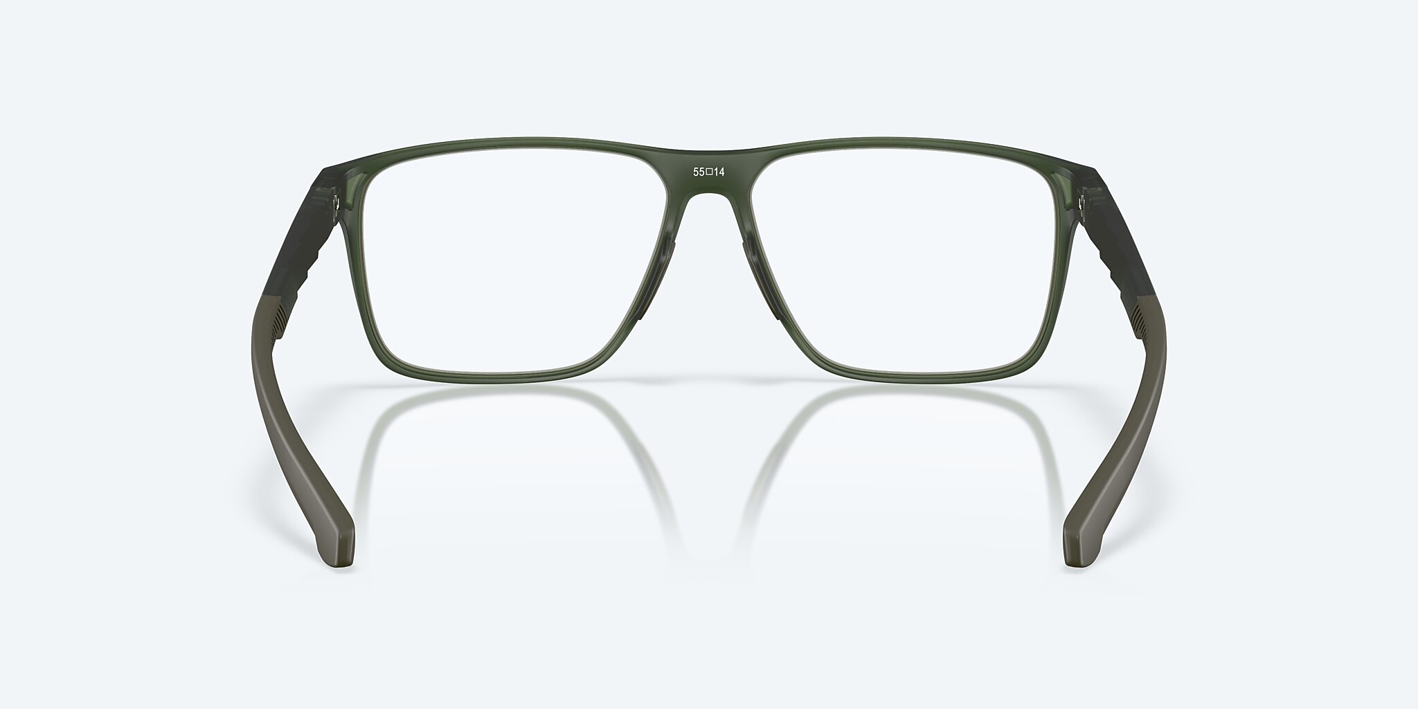 Eyeglasses Costa Ocean Ridge 700 L (57-14) with Demo Lens lens and Matte Algae Green frame Image 4 of 7