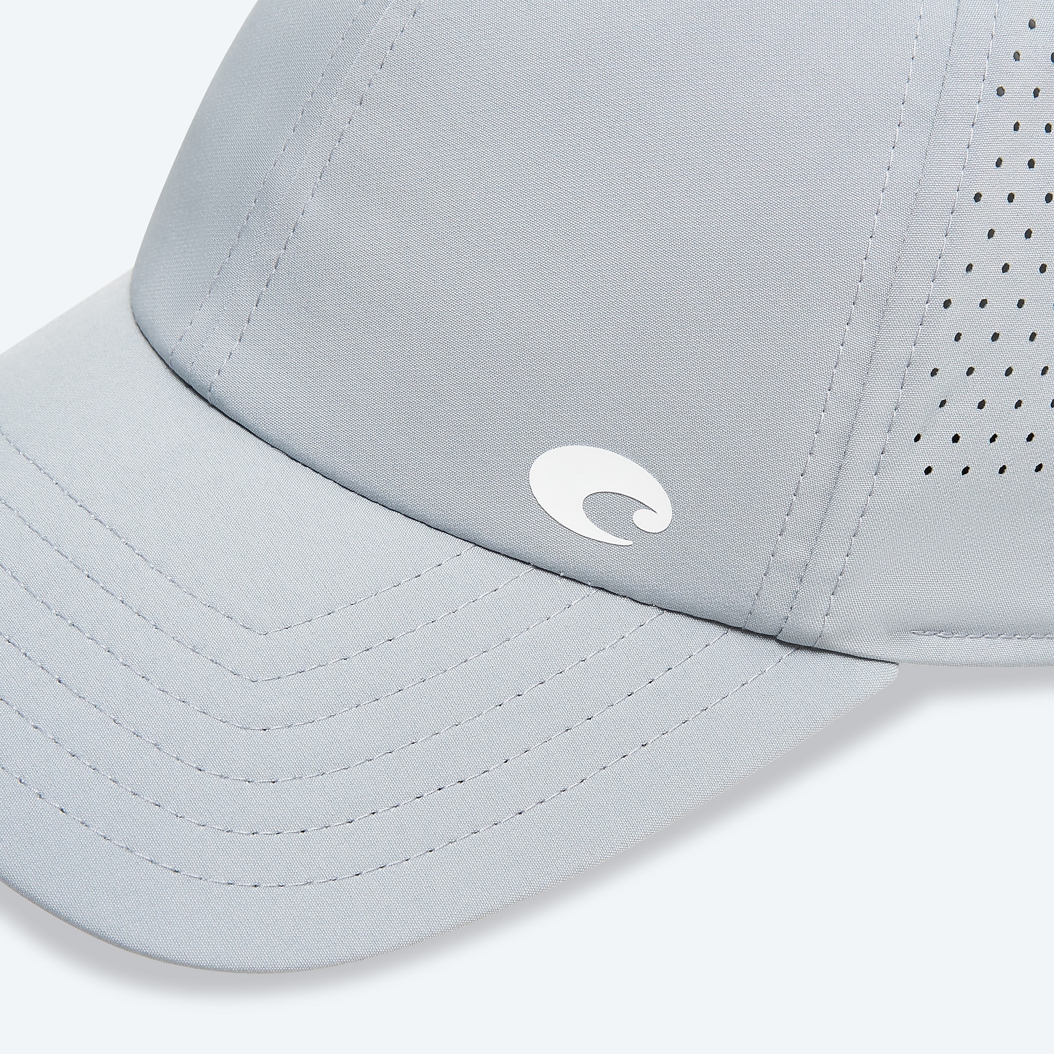 Accessories Deck Gray Costa Fitted Stretch Hat Image 3 of 3 Accessories Deck Gray Costa Fitted Stretch Hat Image 3 of 3