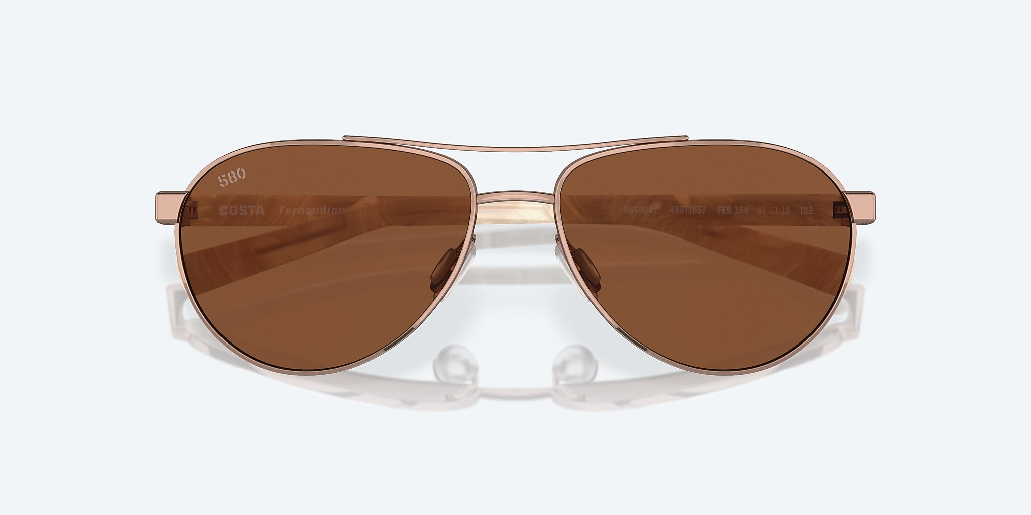Lentes de Sol Costa Fernandina S (57-15) con Cobre lente y Oro Rosa montura Imagen 5 de 7