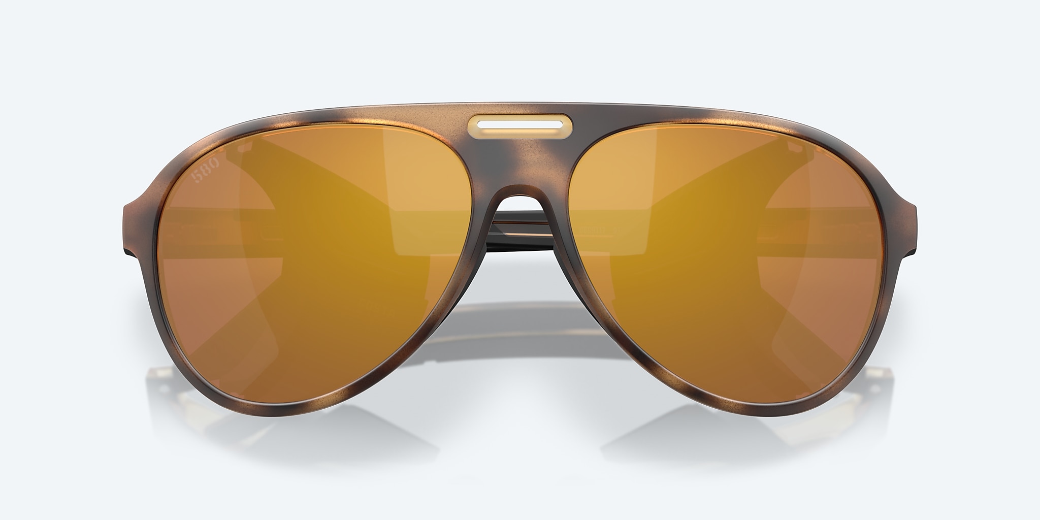 Sunglasses Costa Grand Catalina XL (59-15) with Gold Mirror lens and Matte Tortoise frame Image 5 of 8 Sunglasses Costa Grand Catalina XL (59-15) with Gold Mirror lens and Matte Tortoise frame Image 5 of 8