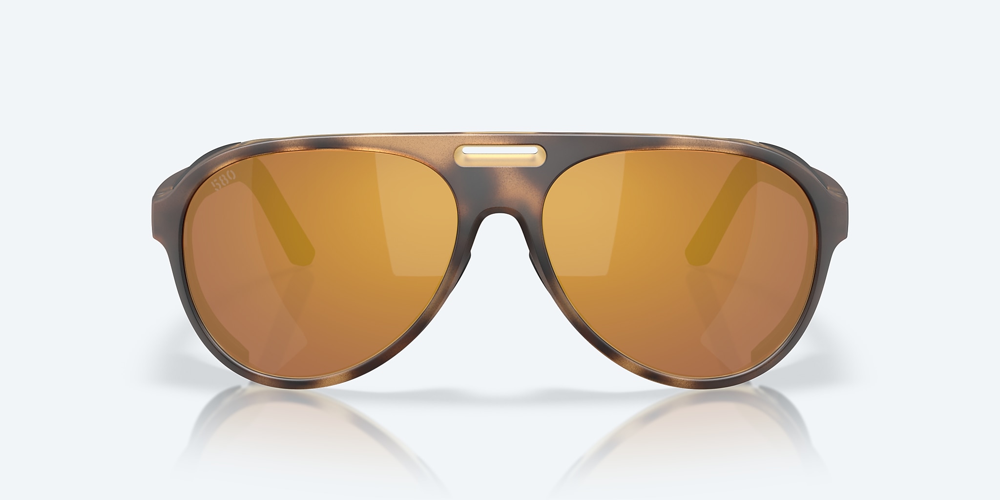 Sunglasses Costa Grand Catalina XL (59-15) with Gold Mirror lens and Matte Tortoise frame Image 2 of 8 Sunglasses Costa Grand Catalina XL (59-15) with Gold Mirror lens and Matte Tortoise frame Image 2 of 8