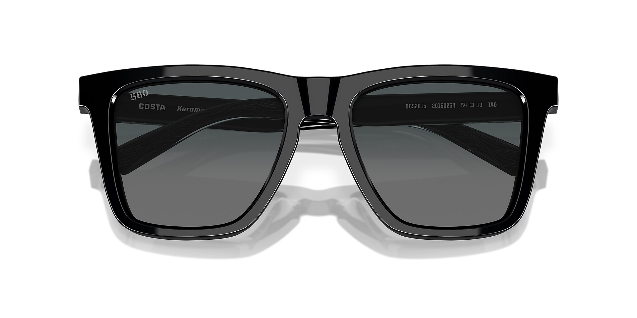Costa Keramas L (54-19) with Gray Gradient lenses and Black frame