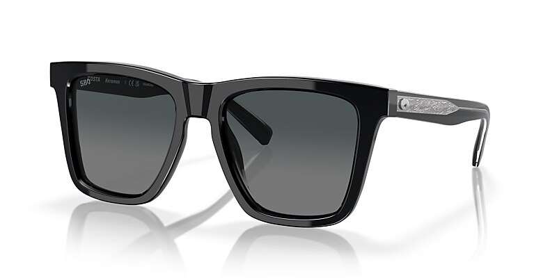 Costa Keramas L (54-19) with Gray Gradient lenses and Black frame