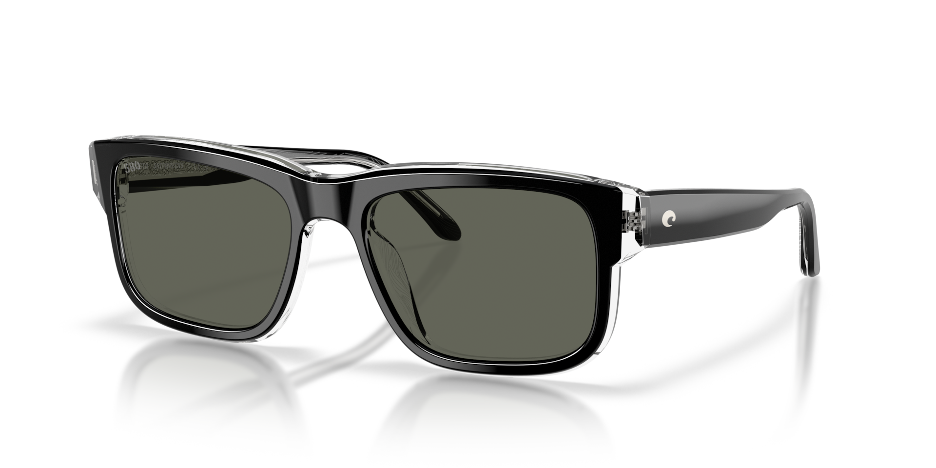 Costa Shipwrecks 580G Polarized Sunglasses, in Black Frame/Gray Lens | by West Marine