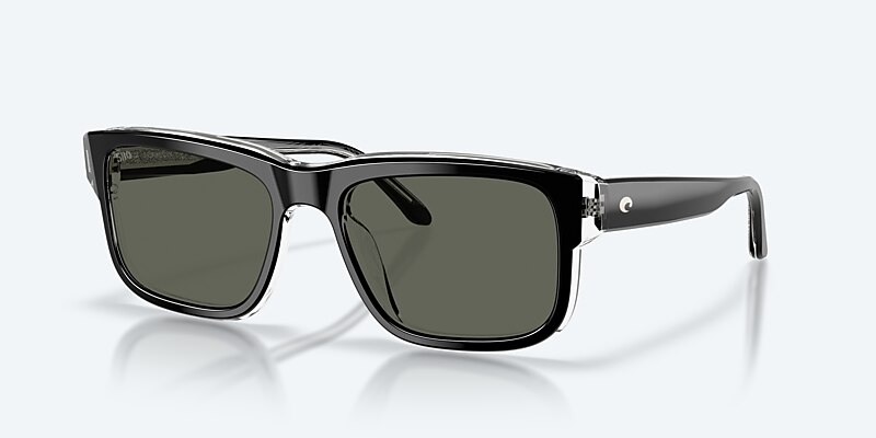 Sunglasses Costa Shipwrecks M (54-18) with Gray lens and Black frame Image 1 of 7